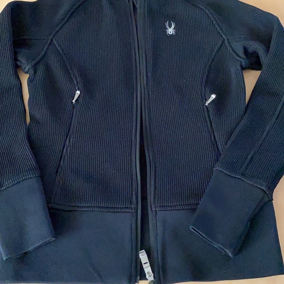 Spyder Women’s Full Zip Hooded Sweater Sz S - Picture 7 of 8